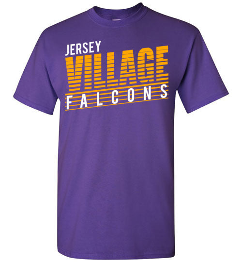 Jersey Village High School Falcons Purple Unisex T-shirt 32