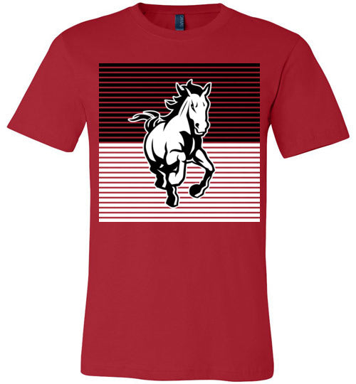 Westfield Mustangs Premium Red T-shirt - Design 27