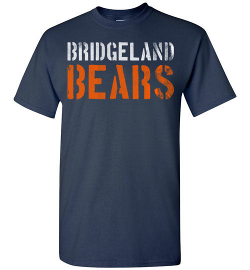 Bridgeland High School Bears Navy Unisex T-shirt 17