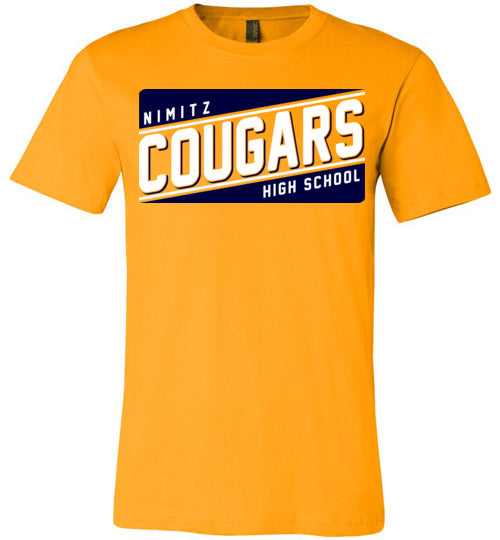 Nimitz Cougars Premium Gold T-shirt - Design 84