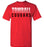 Tomball High School Cougars Red Unisex T-shirt 24