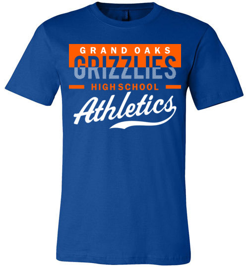 Grand Oaks Grizzlies Premium Royal T-shirt - Design 48