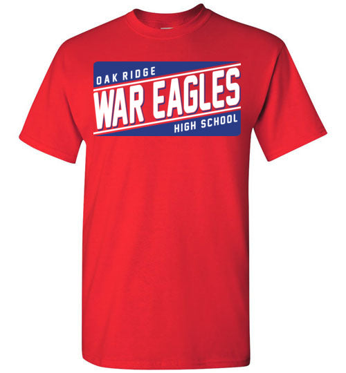Oak Ridge High School War Eagles Red Unisex T-shirt 84