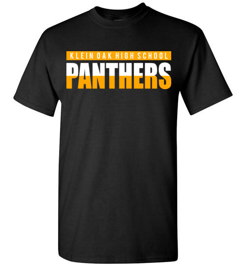 Klein Oak High School Panthers Black Unisex T-shirt 25