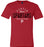 Porter Spartans Premium Red T-shirt - Design 40