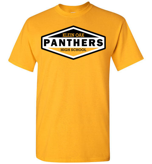 Klein Oak High School Panthers Gold Unisex T-shirt 09