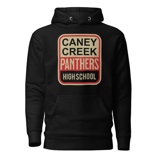 Caney Creek Panthers Premium Black Hoodie - Design 01