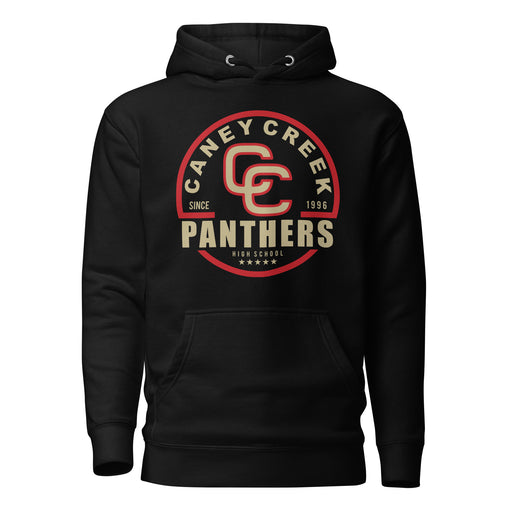 Caney Creek Panthers Premium Black Hoodie - Design 04