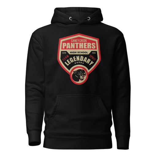 Caney Creek Panthers Premium Black Hoodie - Design 14