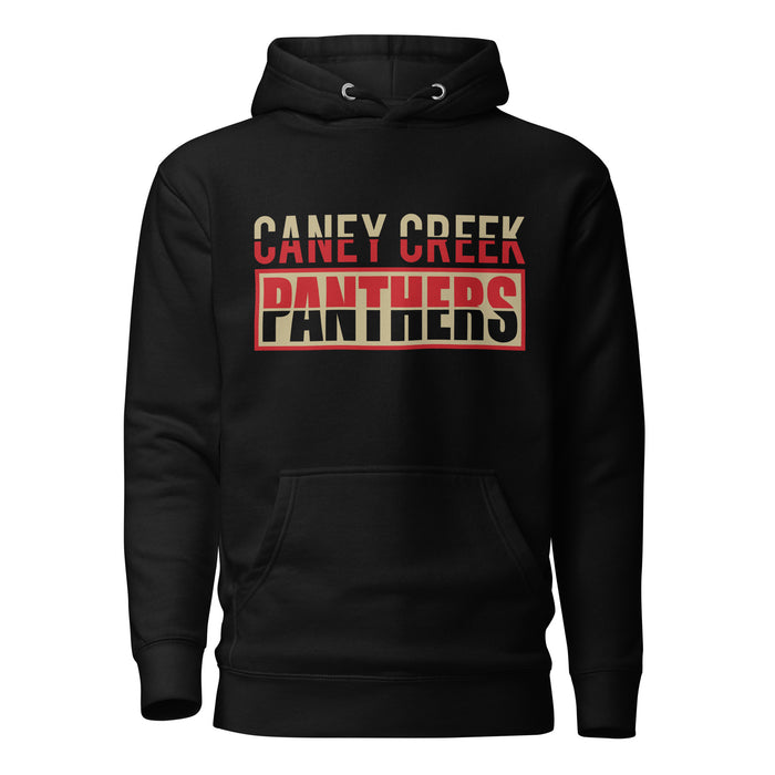 Caney Creek Panthers Premium Black Hoodie - Design 31