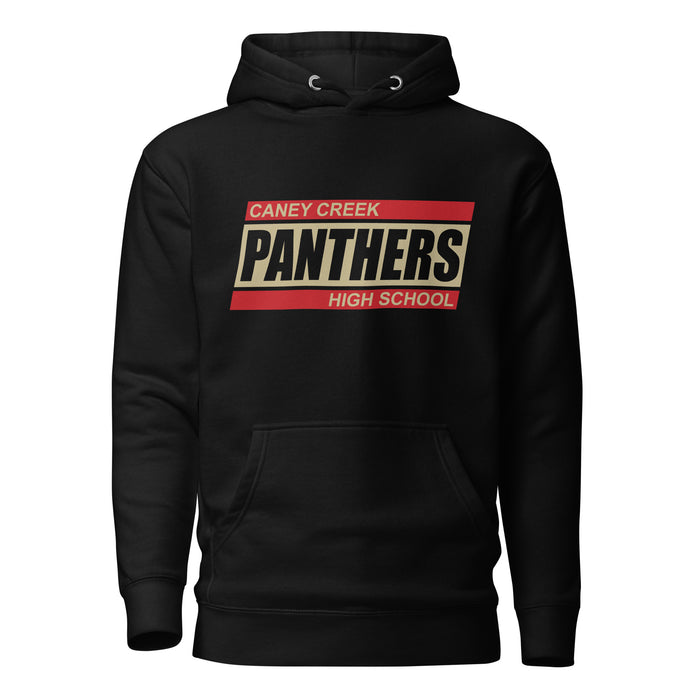 Caney Creek Panthers Premium Black Hoodie - Design 72