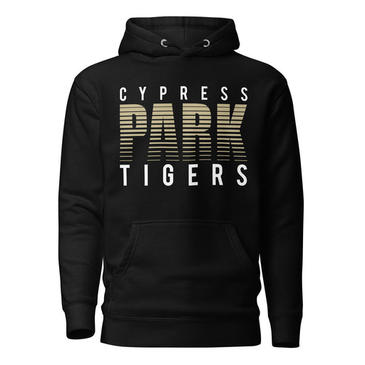 Cypress Park Tigers Premium Black Hoodie - Design 24