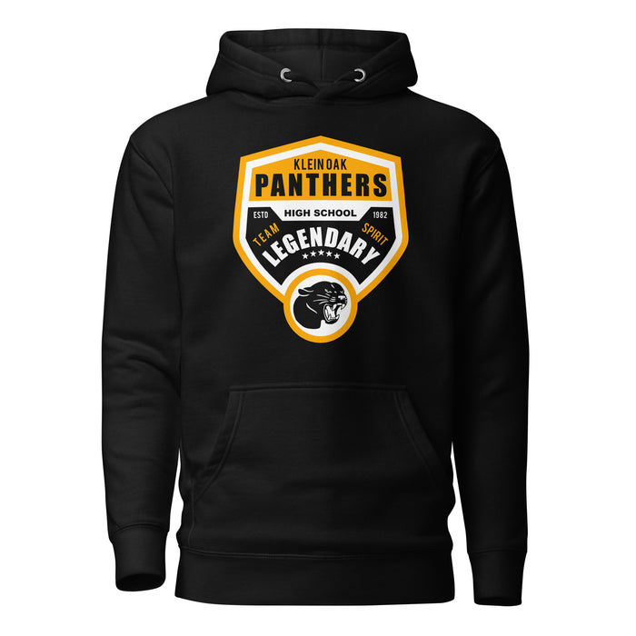 Klein Oak Panthers Premium Black Hoodie - Design 14