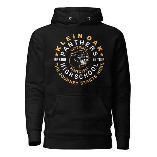 Klein Oak Panthers Premium Black Hoodie - Design 16