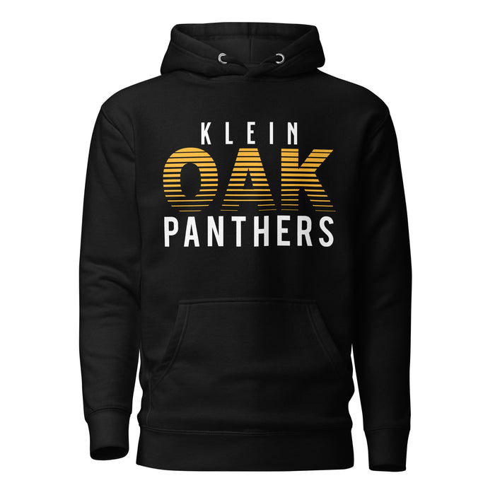 Klein Oak Panthers Premium Black Hoodie - Design 24