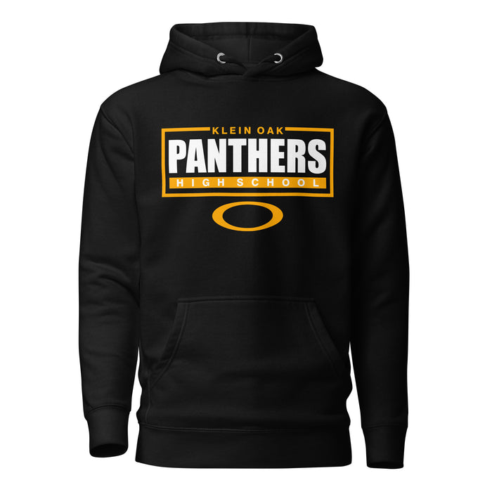 Klein Oak Panthers Premium Black Hoodie - Design 49