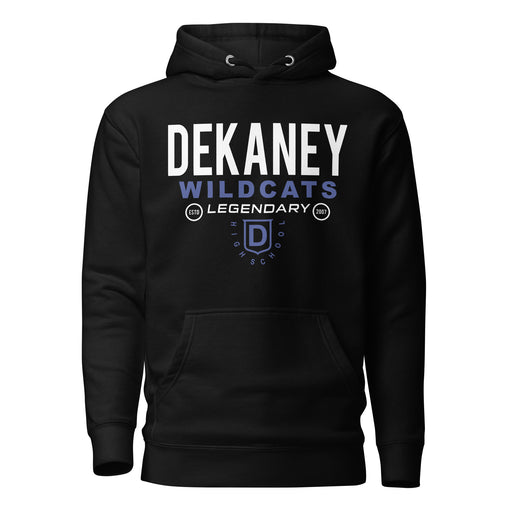 Dekaney Wildcats Premium Black Hoodie - Design 03