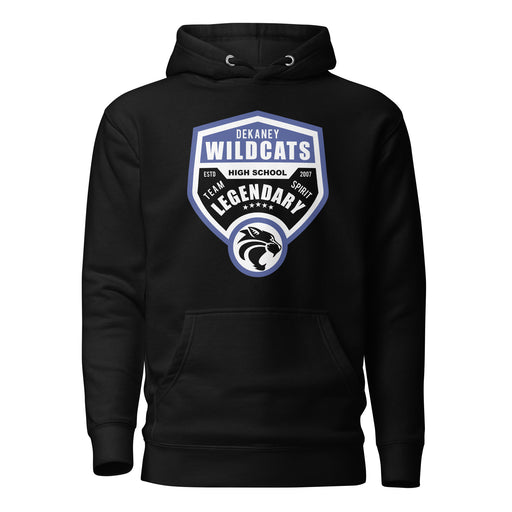 Dekaney Wildcats Premium Black Hoodie - Design 11