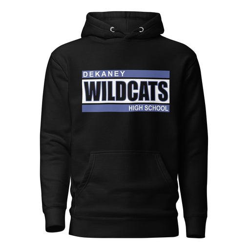 Dekaney Wildcats Premium Black Hoodie - Design 98