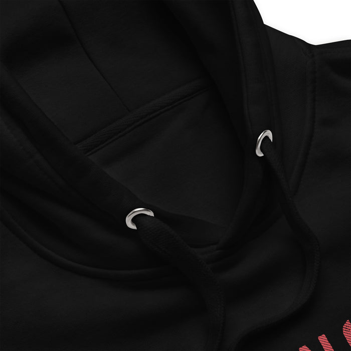 Langham Creek Lobos Premium Black Hoodie - Design 17