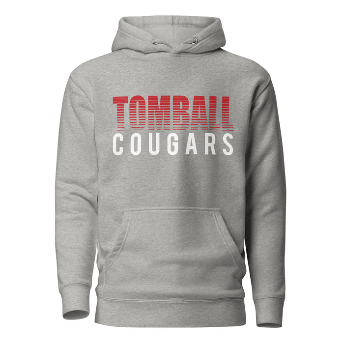 Tomball Cougars Premium Grey Hoodie - Design 24