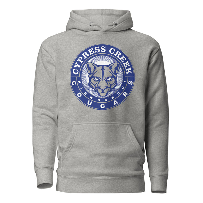 Cypress Creek Cougars Premium Grey Hoodie - Design 02