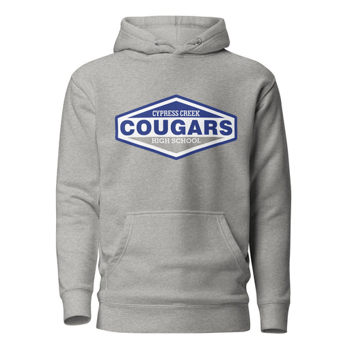 Cypress Creek Cougars Premium Grey Hoodie - Design 09