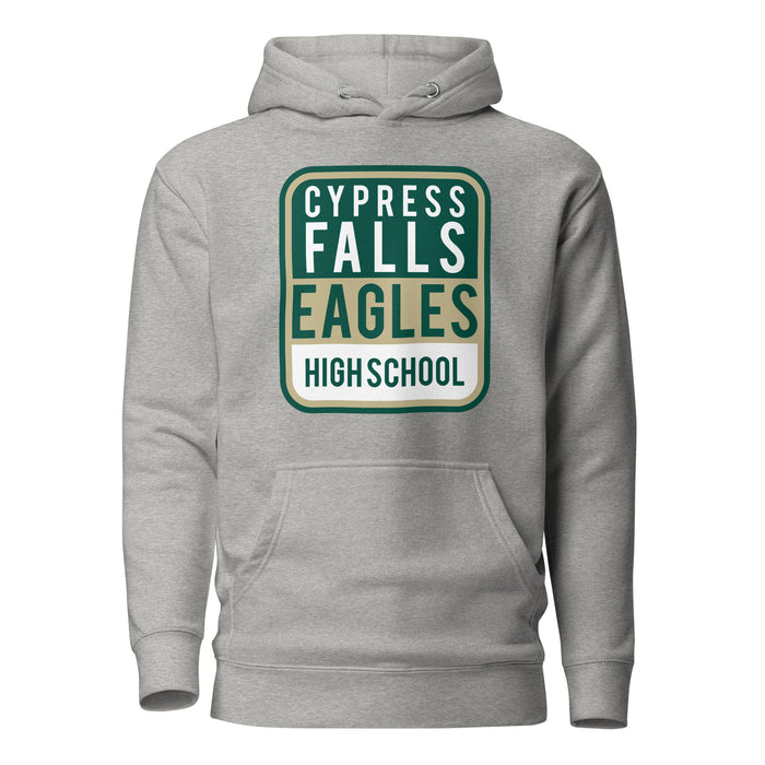 Cypress Falls Eagles Premium Grey Hoodie - Design 01