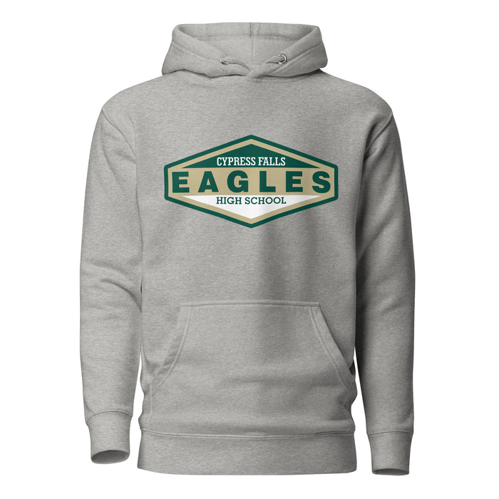 Cypress Falls Eagles Premium Grey Hoodie - Design 09