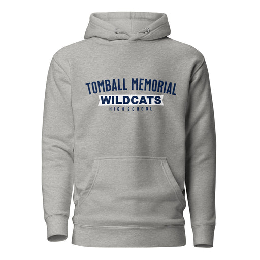 Tomball Memorial Wildcats Premium Grey Hoodie - Design 21