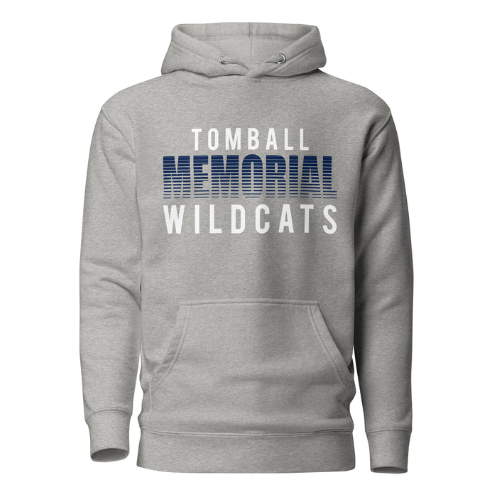 Tomball Memorial Wildcats Premium Grey Hoodie - Design 24