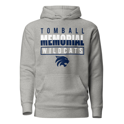 Tomball Memorial Wildcats Premium Grey Hoodie - Design 29