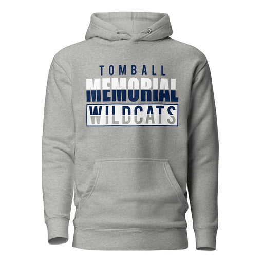 Tomball Memorial Wildcats Premium Grey Hoodie - Design 31