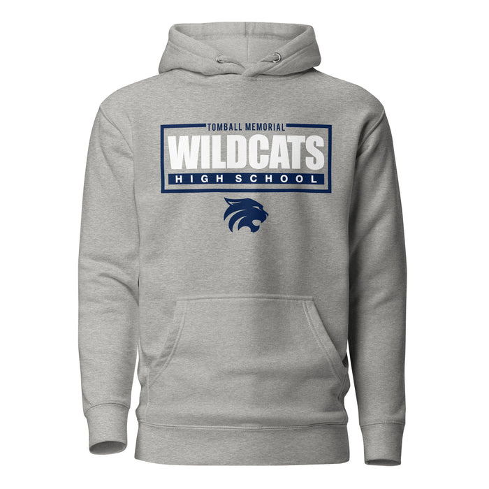 Tomball Memorial Wildcats Premium Grey Hoodie - Design 49