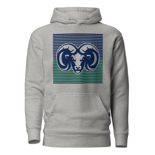 Cypress Ridge Rams Premium Grey Hoodie - Design 27