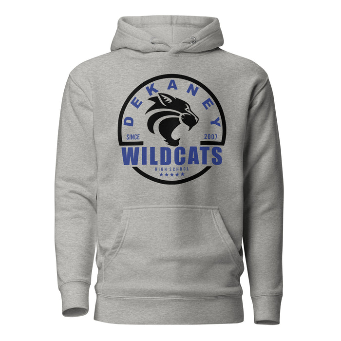 Dekaney Wildcats Premium Grey Hoodie - Design 04