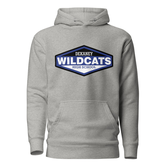 Dekaney Wildcats Premium Grey Hoodie - Design 09