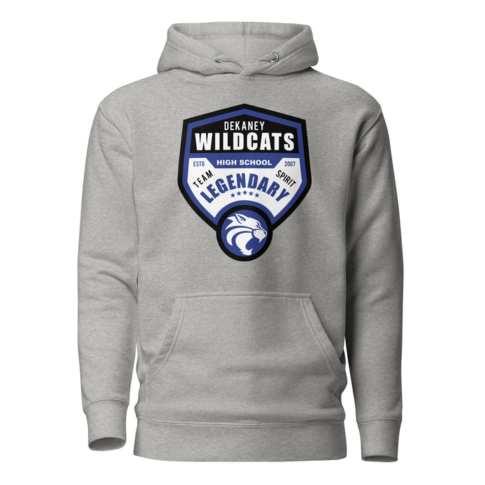 Dekaney Wildcats Premium Grey Hoodie - Design 14