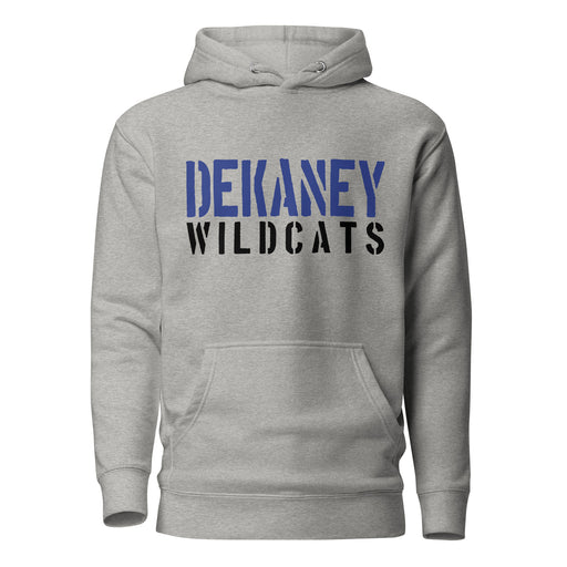 Dekaney Wildcats Premium Grey Hoodie - Design 17