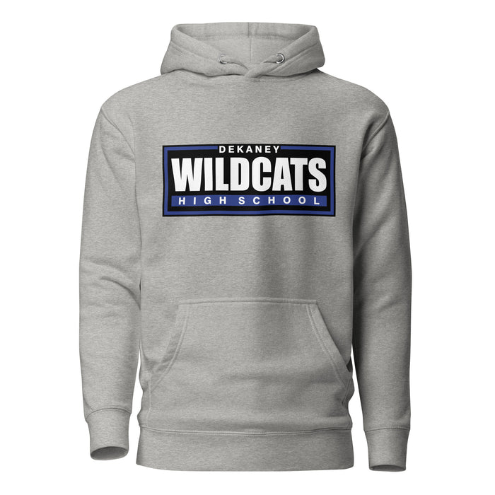 Dekaney Wildcats Premium Grey Hoodie - Design 49