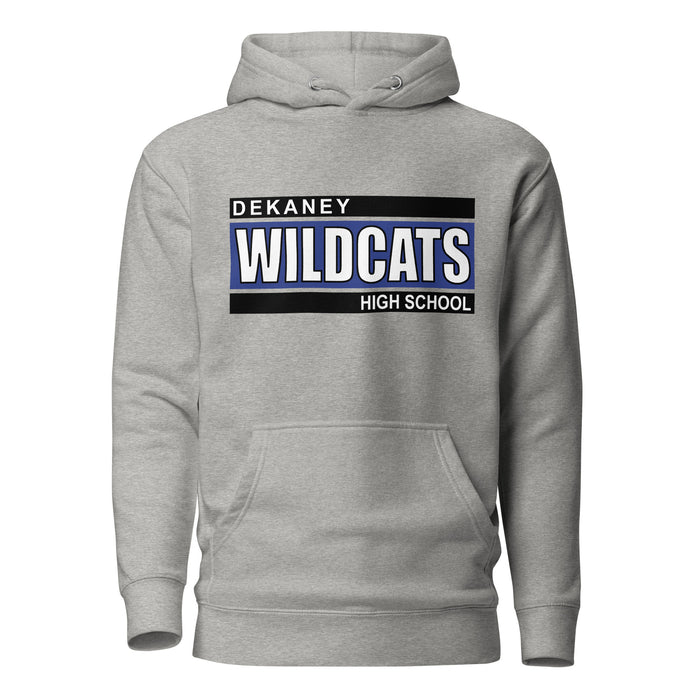 Dekaney Wildcats Premium Grey Hoodie - Design 98