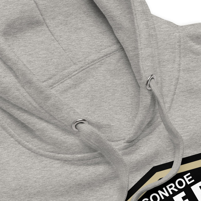 Conroe Tigers Premium Grey Hoodie - Design 14