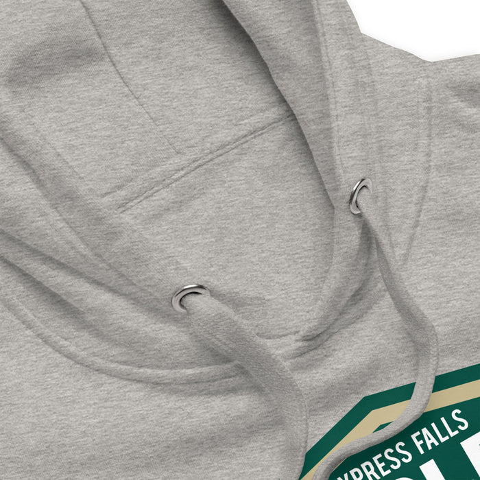 Cypress Falls Eagles Premium Grey Hoodie - Design 14