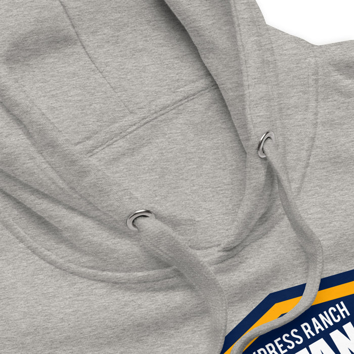 Cypress Ranch Mustangs Premium Grey Hoodie - Design 14