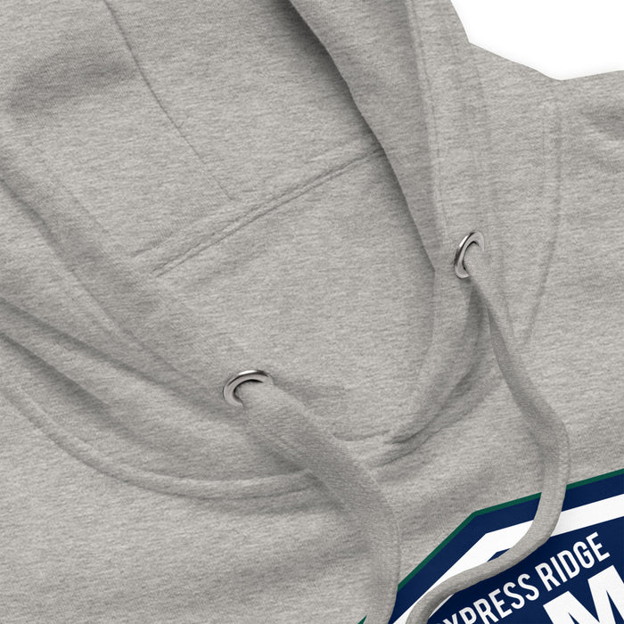 Cypress Ridge Rams Premium Grey Hoodie - Design 14