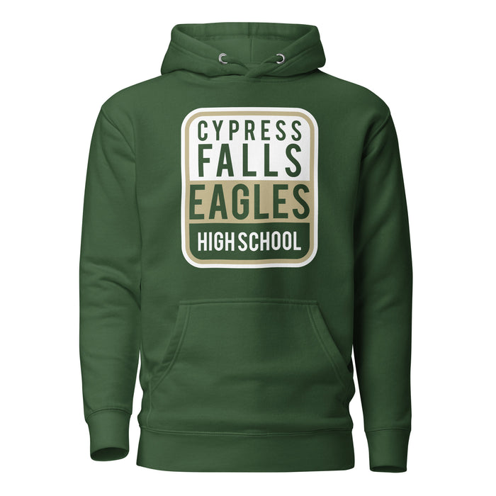 Cypress Falls Eagles Premium Forest Green Hoodie - Design 01