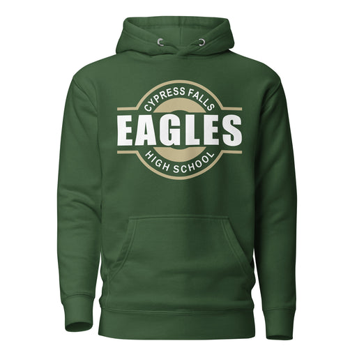 Cypress Falls Eagles Premium Forest Green Hoodie - Design 11