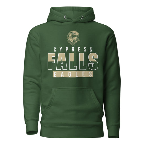 Cypress Falls Eagles Premium Forest Green Hoodie - Design 23