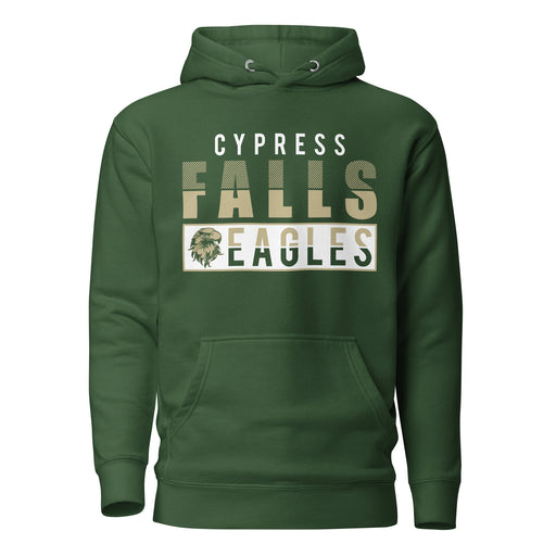 Cypress Falls Eagles Premium Forest Green Hoodie - Design 31