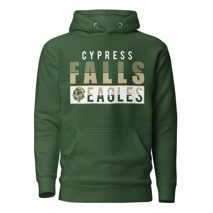 Cypress Falls Eagles Premium Forest Green Hoodie - Design 31